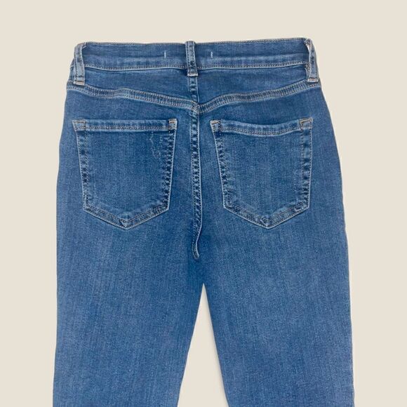 Free People | EUC Women’s Great Heights Skinny Jeans Frayed Hem Size 24 - Picture 7 of 7